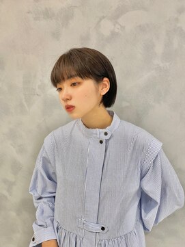 インフィニティ 新富町(Infinity) 【小顔に見せたい】耳掛けミニボブ