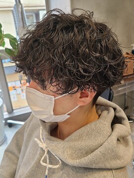 エリマ 調布(elima) 波巻きミックス/ツーブロック/マッシュショート/MEN'S HAIR
