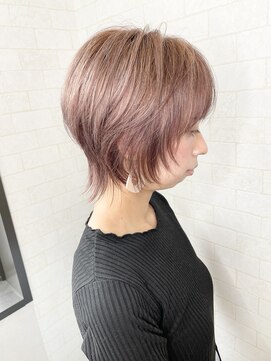 アルマヘア(Alma hair) エモピンク☆ウルフ