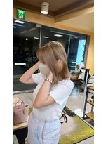 ブレス 小阪店(brace) ☆ワンブリーチでミルクティーベージュ☆