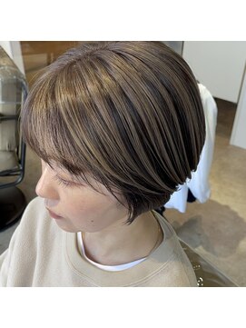 キッカ(kicca) 【kicca】ブリーチでデザインしたカラー