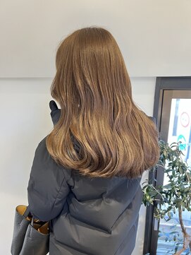 トレス(TRESS) ブラウンベージュ　シアーカラー　ブリーチなし　艶カラー