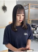 顔まわりレイヤー ハイライト風デザインカラー【平井】