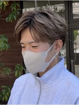 バレッタガーデン(VALETTA GARDEN) 毛流れをスタイル（ツーブロック/メンズ/パーマ/ブリーチ/眉毛）