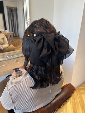 ローマ ギンザ(ROMA Ginza) ヘアアレンジ × ハーフアップ