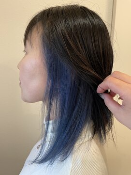 アトリエルナ(ATELIER LUNA) インナーカラー/ケアブリーチ/前下がりボブ