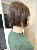 切りっぱなしボブ