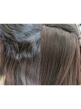 くせ毛やうねりはカットやトリートメントではまとまりにくい。ぜひ髪質改善矯正を体感してみてください！