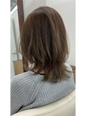 くびれレイヤーカット/マロンベージュ/ラベンダーミルクティー