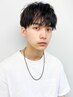 【流行トレンドヘアに★】メンズカット+フェザーパーマ￥12200
