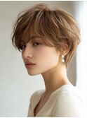 ☆オリーブグレーココアベージュ小顔クラゲヘアー/黒髪/髪質改善