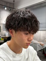 ビカムメンズヘアー 栄店(become men's hair)&nbsp;縦落ちパーマ/ツイストスパイラルパーマ