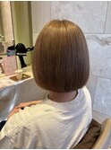 ハイトーン丸みボブ