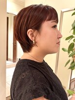 ビュートリアム265(BEAUTRIUM 265)&nbsp;★秋のテラコッタオレンジ/ショート/オン眉/前髪あり/銀座20代