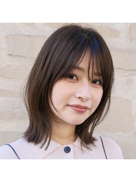 ガーデン 銀座(GARDEN) 顔周りレイヤー/小顔/ココアベージュ/ミディアム/２０代３０代