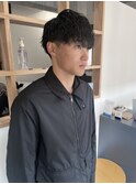 波巻きパーマ