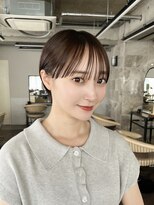 サンドイエナ 横浜店(sand yena) くびレイヤーボブルフネビージュ小顔ワンレンこなれミディ