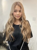 リヴ オオサカ(LIV OSAKA)&nbsp;ミルクティーベージュ/ブリーチ/ダブルカラー【梅田】