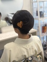 マーリー(marlee)&nbsp;和髪 お着物ヘア 夜会巻き お茶会 結婚式 ヘアセット 表参道