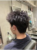 ピンパーマスパイキーショート