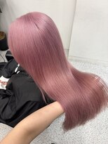 ペレ 原宿(PELE)&nbsp;ダークパープルナチュラルショート夏のヘアアレンジ原宿