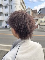 フロウ バイ アストレアウィズスキル(FLOW by astraea with skill)&nbsp;暖色ツイスパウルフ糟屋郡/10代/20代/メンズカット