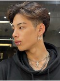 men's/メンズ/フェザーパーマ/黒染め/韓国