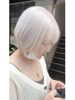 アルボ バイ ミラ 心斎橋(ARVO by MILA)&nbsp;心斎橋/ブリーチ/ケアブリーチ/レイヤーカット/ホワイト