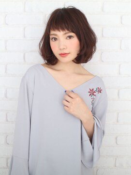 ヘナファクトリー 与野店 大人可愛いフェミニンボブ