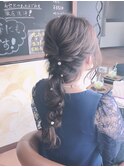 結婚式お呼ばれ編みおろし