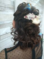 ヘアコレクション アンジュ(Hair collection Unge)&nbsp;可愛いハーフアップセット　　＜早朝受付中＞