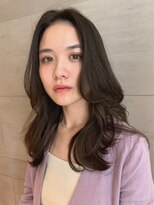 センス(SENSE)&nbsp;【 sense　関谷】韓国風フェミニンロングレイヤー　透明感カラー