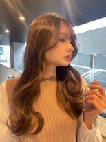 レビジュヘアー(LEVIJU HAIR)&nbsp;オルチャンレイヤーカット＆暖色系カラー