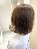 ぱっつんボブヘア