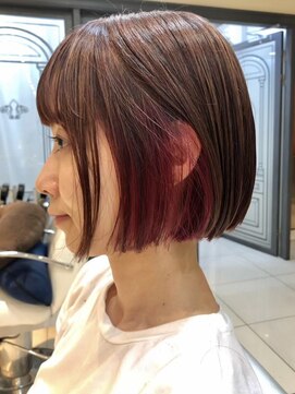 ザビー(THE B) 本八幡×インナーカラー×暖色×ピンク