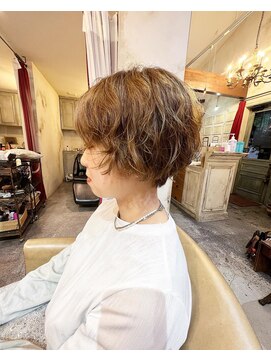 アルベリーヘアーアンドスパ 掛川中央店(ALBELY hair&spa) ショート×パーマstyle