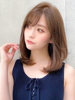 アグノス 青山(Agnos) ★大人可愛いモテ髪ペールベージュ小顔カットセクションカラー