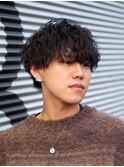 波巻きパーマ 黒髪 パーマ プードルパーマ 1