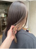 イヤリングカラー ベージュ