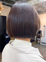 ファム 札幌大通(fam)&nbsp;20代30代40代ココアブラウンナチュラルボブ透明感