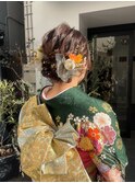 【立川CRES吉岡俊】成人式ヘア ヘアセット フルアップ