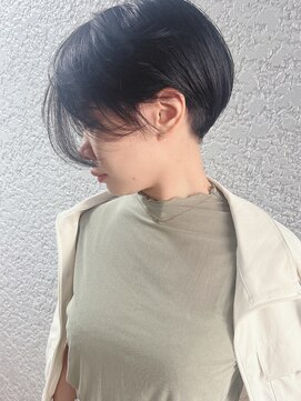 ラウンジ モリオ イケブクロ(Lounge MORIO Ikebukuro) 【morio池袋】2023大人可愛い黒髪前下がりショートボブ♪