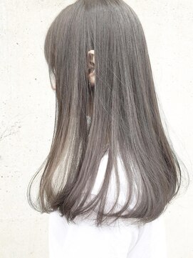 メゾンアクア 表参道(Maison ACQUA) ●ブリーチなしカラー暗髪ヘア　グレージュ　ラベンダーアッシュ