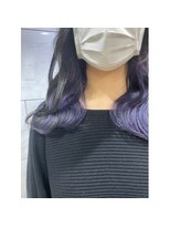 ループ(LOOP)&nbsp;インナーカラー　パープル