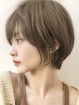 ノイ(noi)&nbsp;顔周りレイヤーカットグレージュカラーくびれボブショートカット