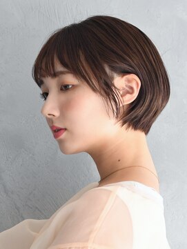 アース オーセンティック 武蔵小山店(EARTH Authentic) 丸みショート_武蔵小山_髪質改善_ショートボブ_トリートメント