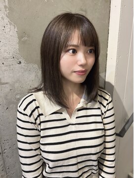 アイリー 名古屋(A/LEE) オリーブグレー×ボブ