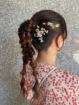 ヘアリゾート粋 トゥジュ 池袋東口店(tujuh) イベント/ヘアセット/ヘアアレンジ/ポニー/推し活