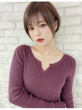 オリジンズヘアーセカンド 守谷店(Origins hair 2nd) ショートボブ×ベージュ系カラー×BYKARTE TR