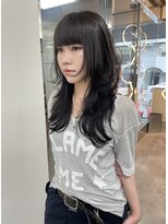 ラ キング(LA KING) ブリーチなしカラー×動くレイヤーカット